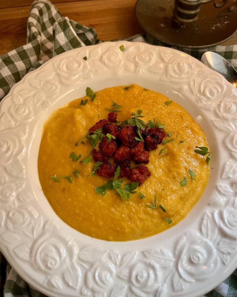 Spicy gulrotsuppe 