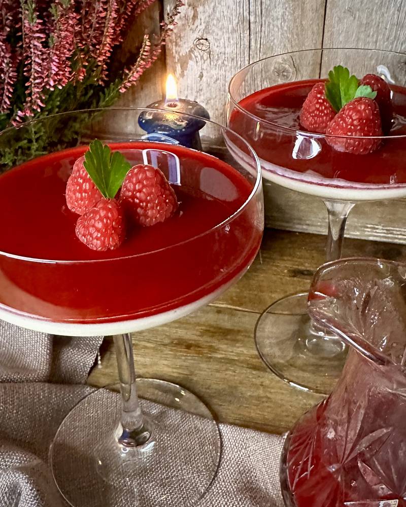 Panna cotta med mandler 